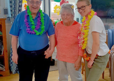 Residents partying Caribbean style at Lukestone Care Home (4 of 9)