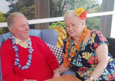 Residents partying Caribbean style at Lukestone Care Home (8 of 9)