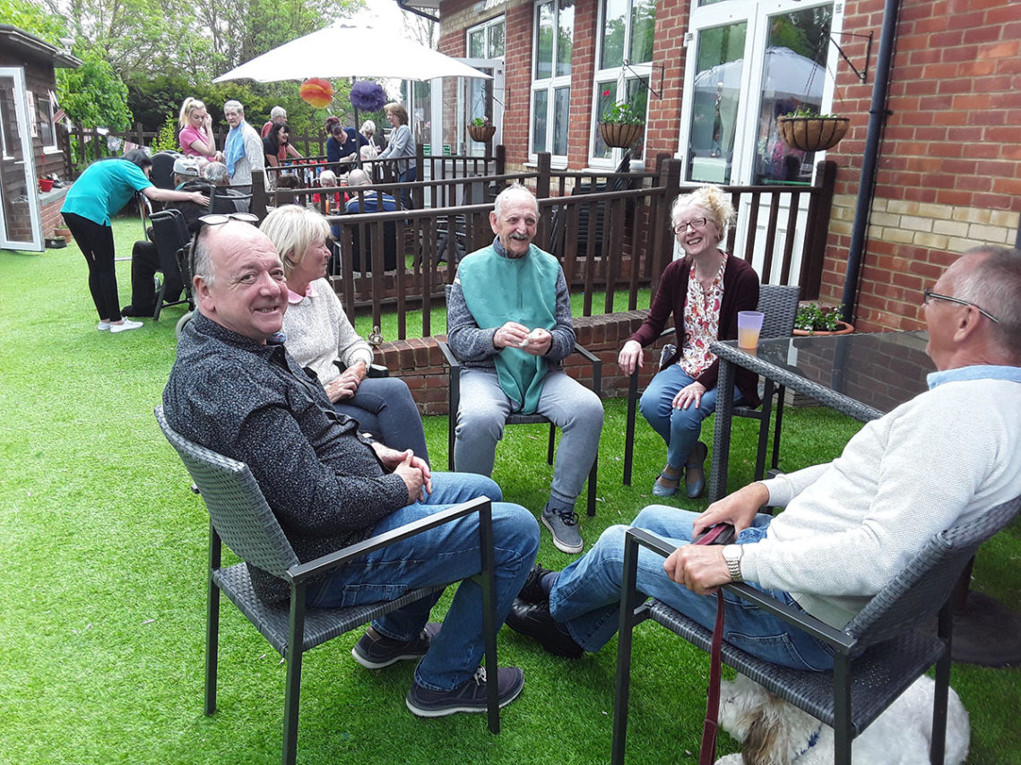 An Open Day for gardening at Lukestone Care Home