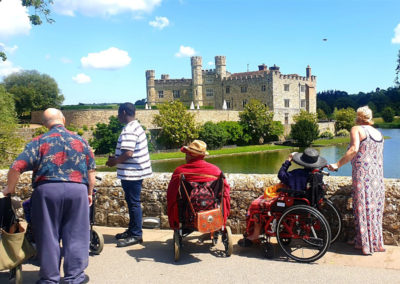 Lukestone residents and staff at Leeds Castle 2