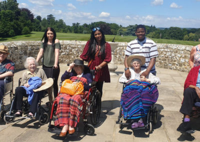 Lukestone residents and staff at Leeds Castle 1