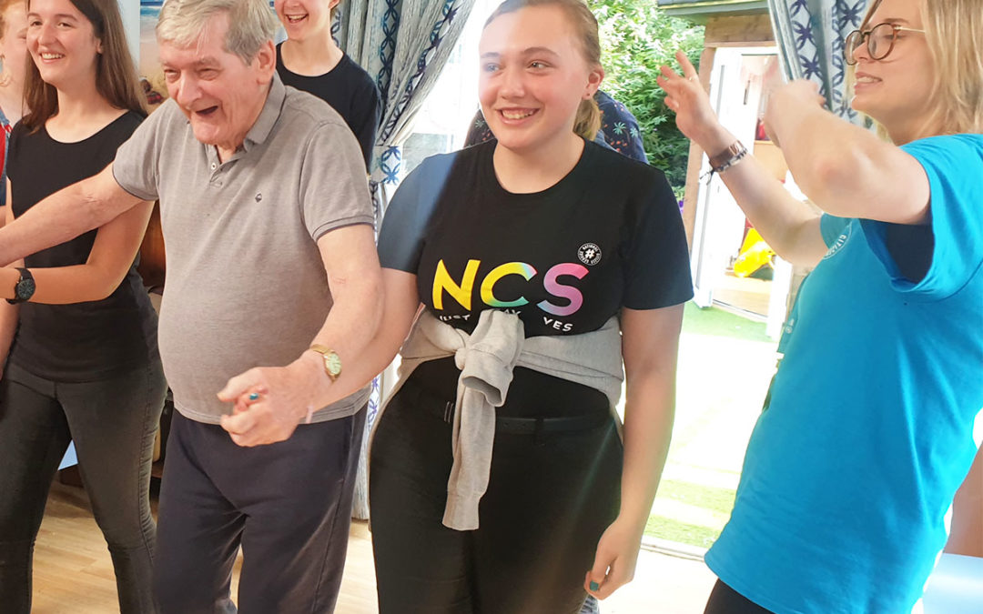 NCS group spends time at Lukestone Care Home
