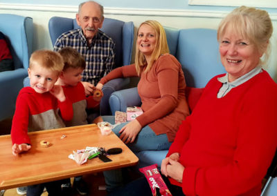 Valentine's Day party at Lukestone Care Home (1 of 4)