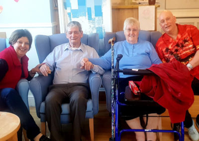 Valentine's Day party at Lukestone Care Home (2 of 4)