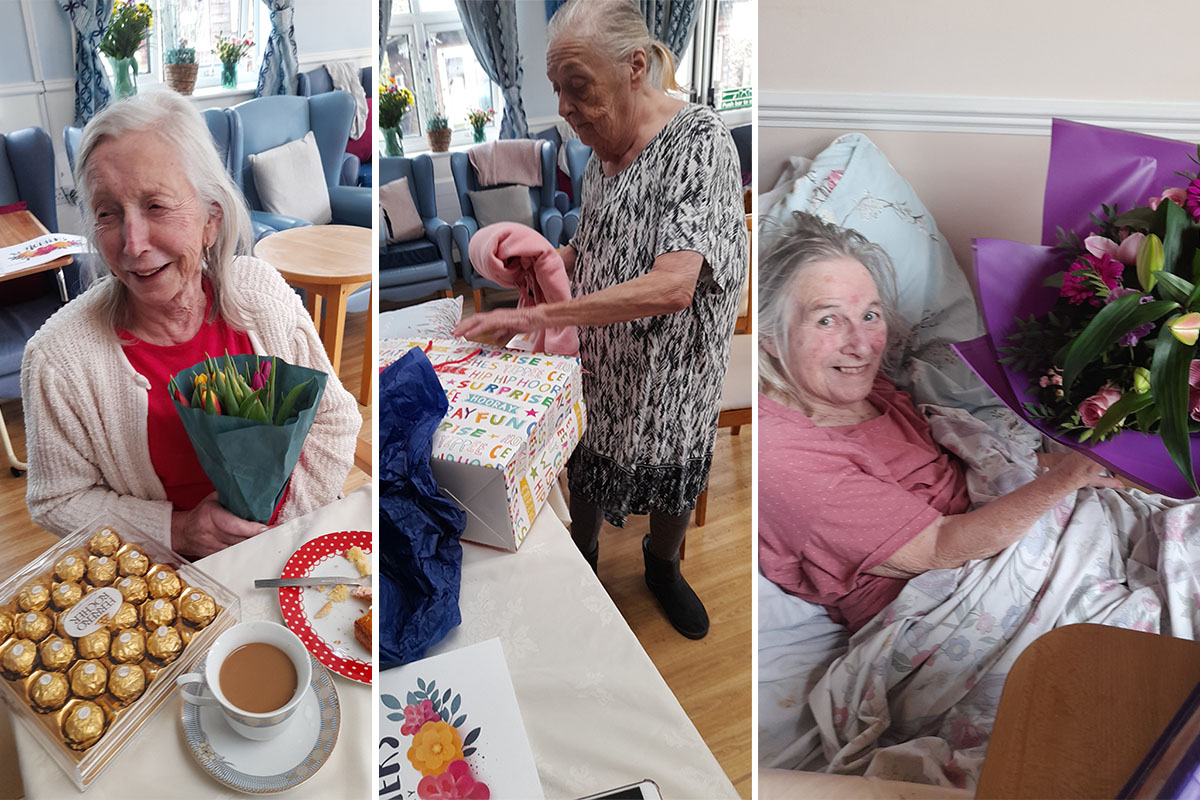Lukestone Care Home is filled with flowers on Mothers Day