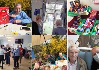 Easter fun and lunch outside at Lukestone Care Home