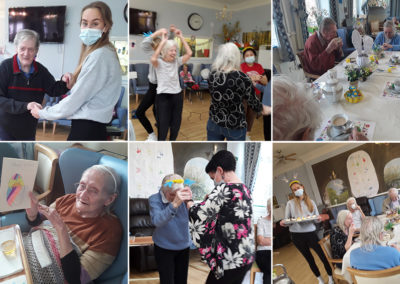 Easter party time at Lukestone Care Home