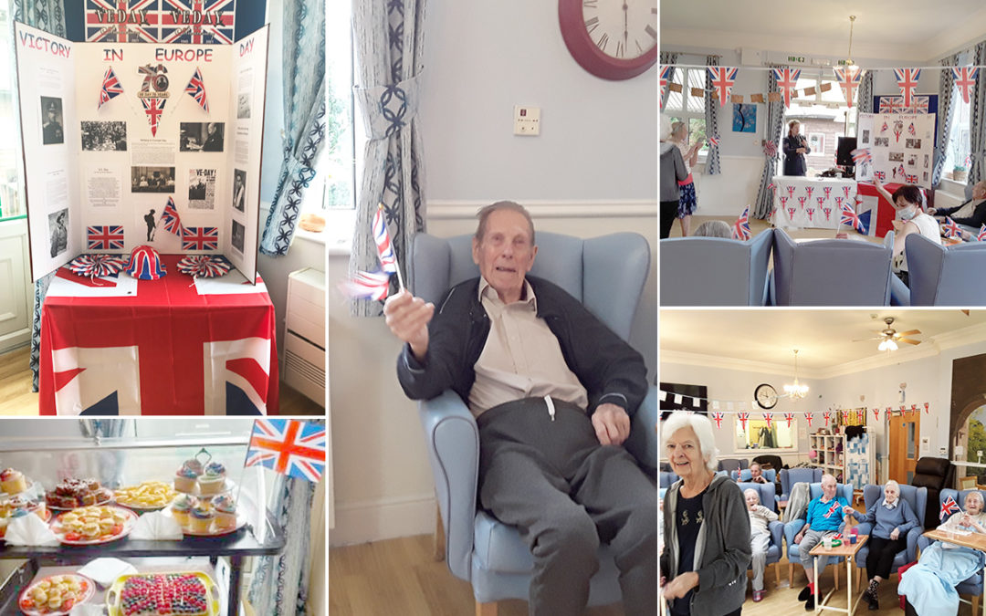 Celebrating VE Day with music and reminiscence at Lukestone Care Home