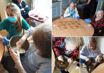 Lukestone Care Home making biscuits