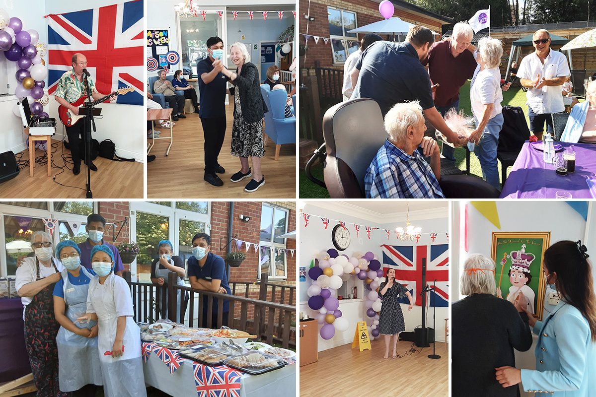 Jubilee tea party and BBQ at Lukestone Care Home
