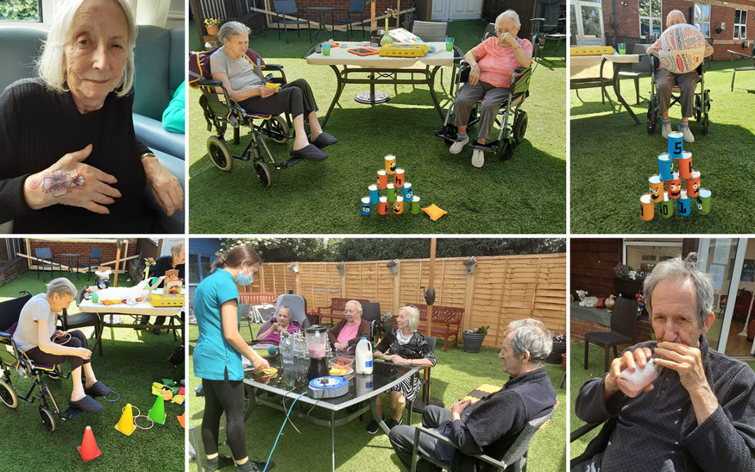 From smoothies to hand painting at Lukestone Care Home