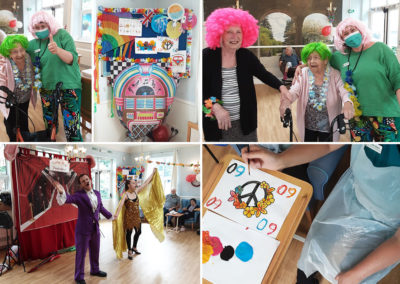Tickled Pink 1960s fun at Lukestone Care Home