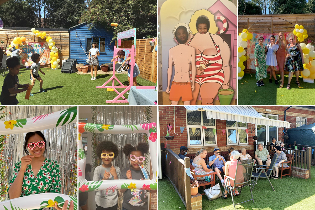 Summer fete fun and games at Lukestone Care Home
