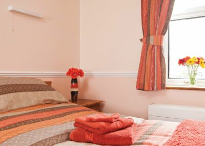 A typical bedroom at Lukestone Care Home