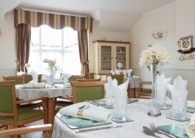 The Dining Room at Lukestone Care Home