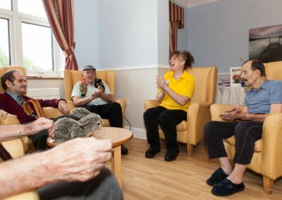 Residents taking part in Activities in the Main Lounge