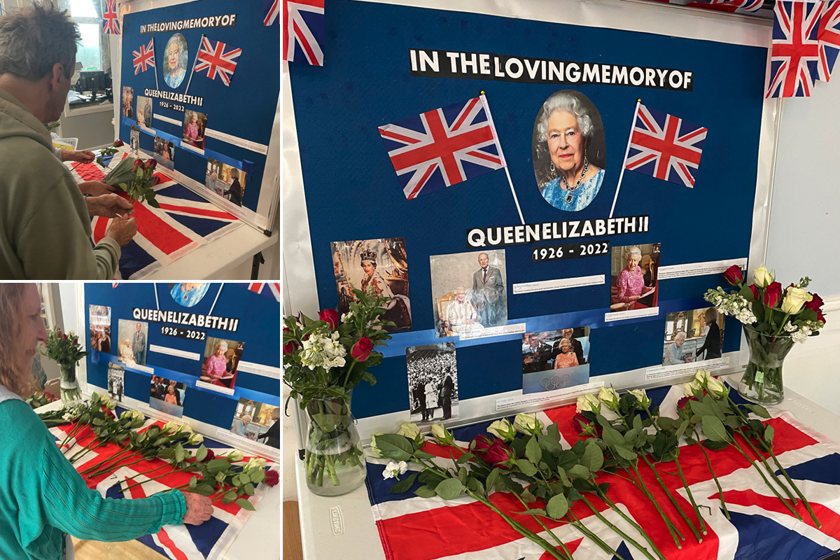 In Loving Memory of Queen Elizabeth II at Lukestone Care Home
