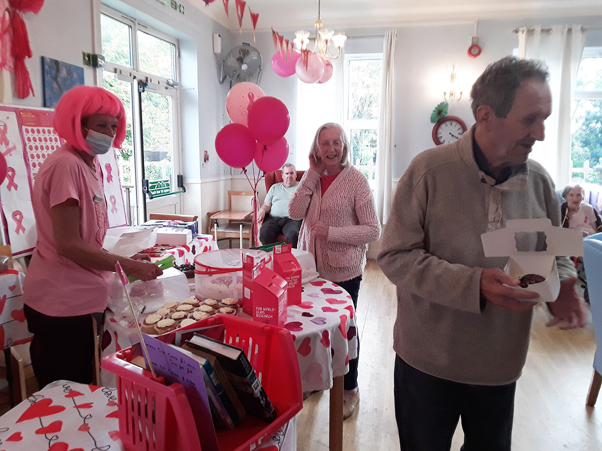 Charity stall at Lukestone Care Home