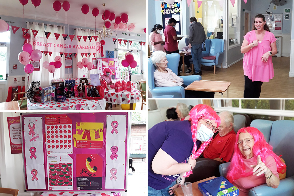 Breast Cancer Awareness fundraiser day at Lukestone Care Home
