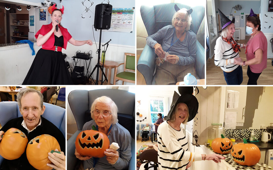Lukestone Care Home residents have a happy Halloween