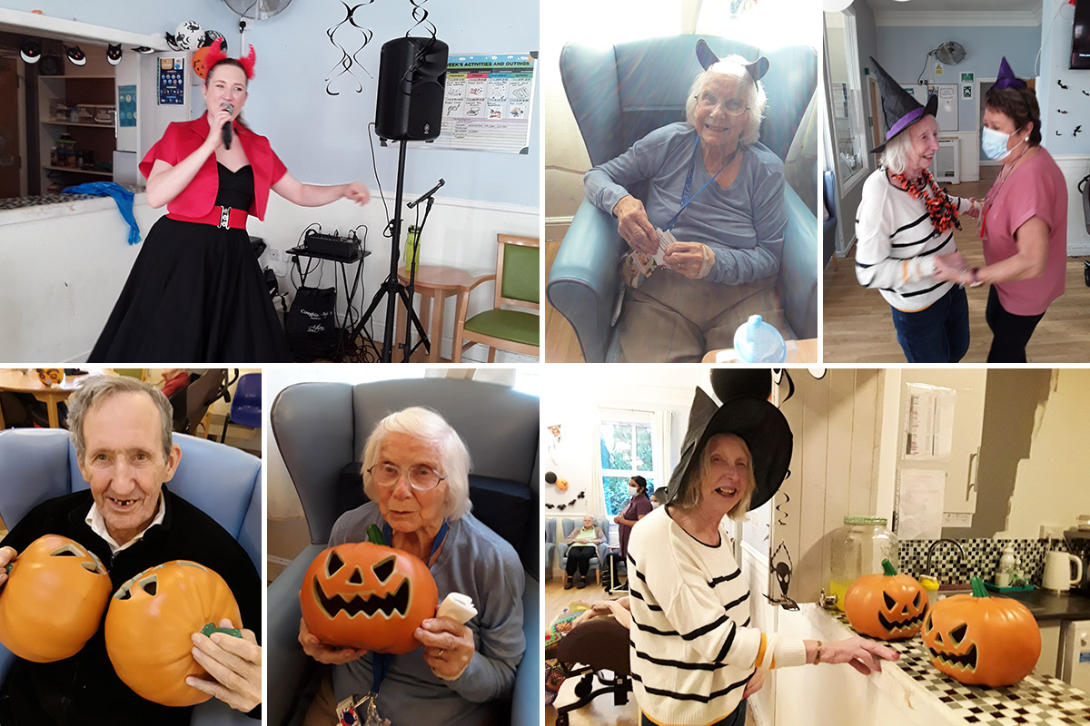 Lukestone Care Home residents have a happy Halloween