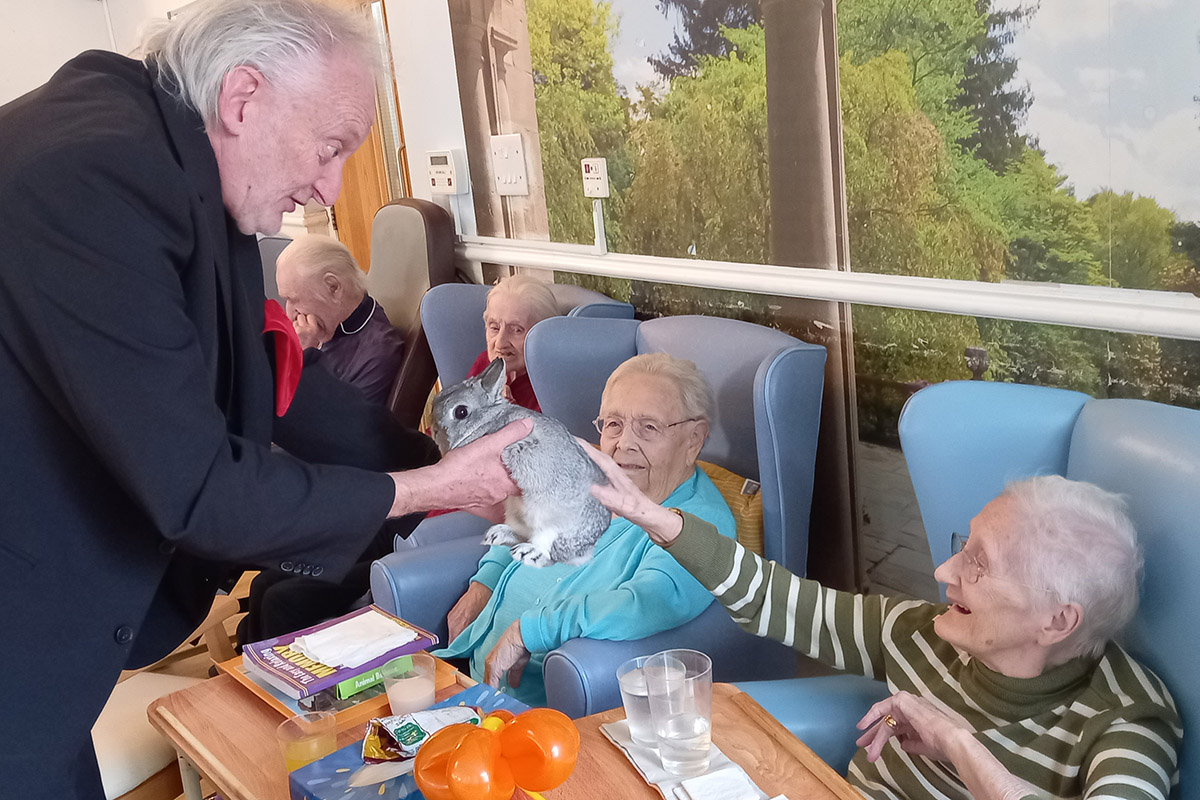 Mike the Magician wows Lukestone Care Home residents
