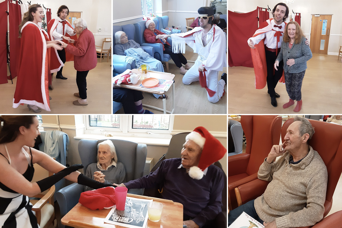 Tickled Pink Productions visit Lukestone Care Home