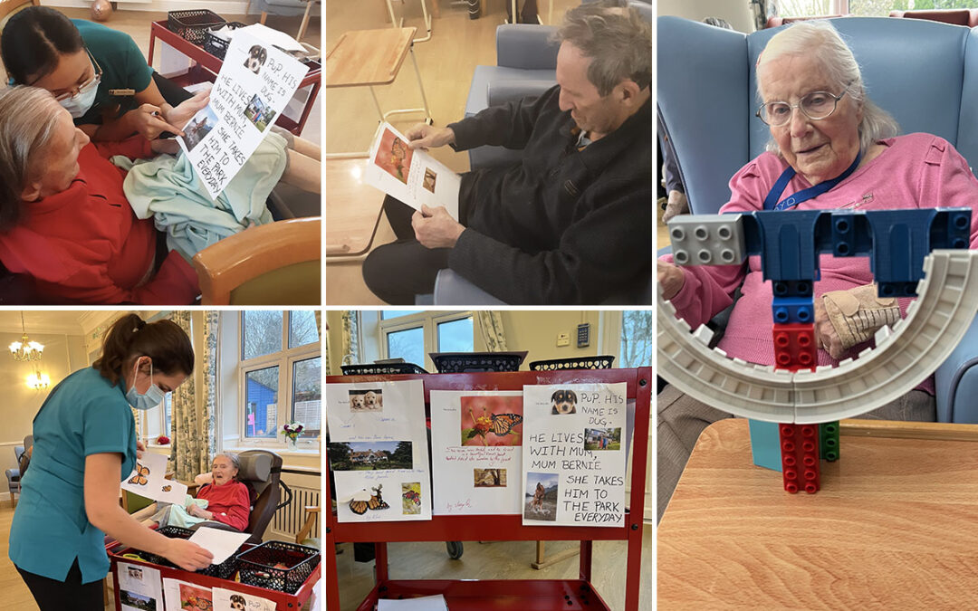 Story making and International Lego Day at Lukestone Care Home
