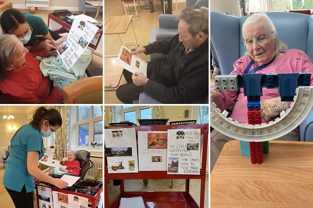 Story making and International Lego Day at Lukestone Care Home