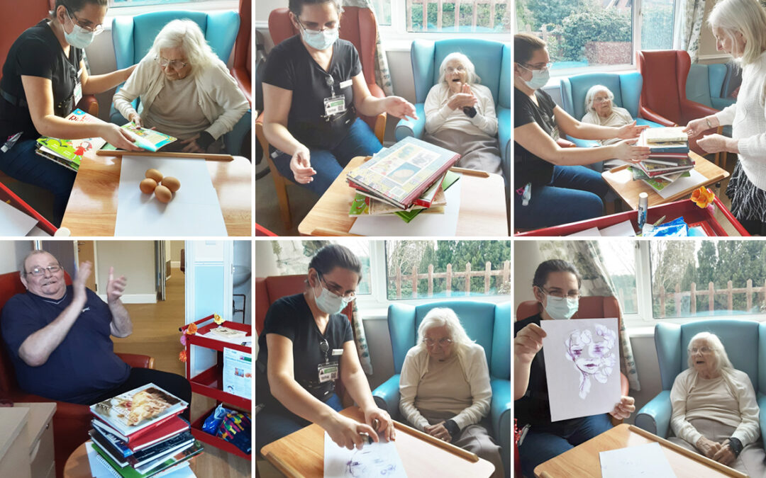 Science experiments at Lukestone Care Home