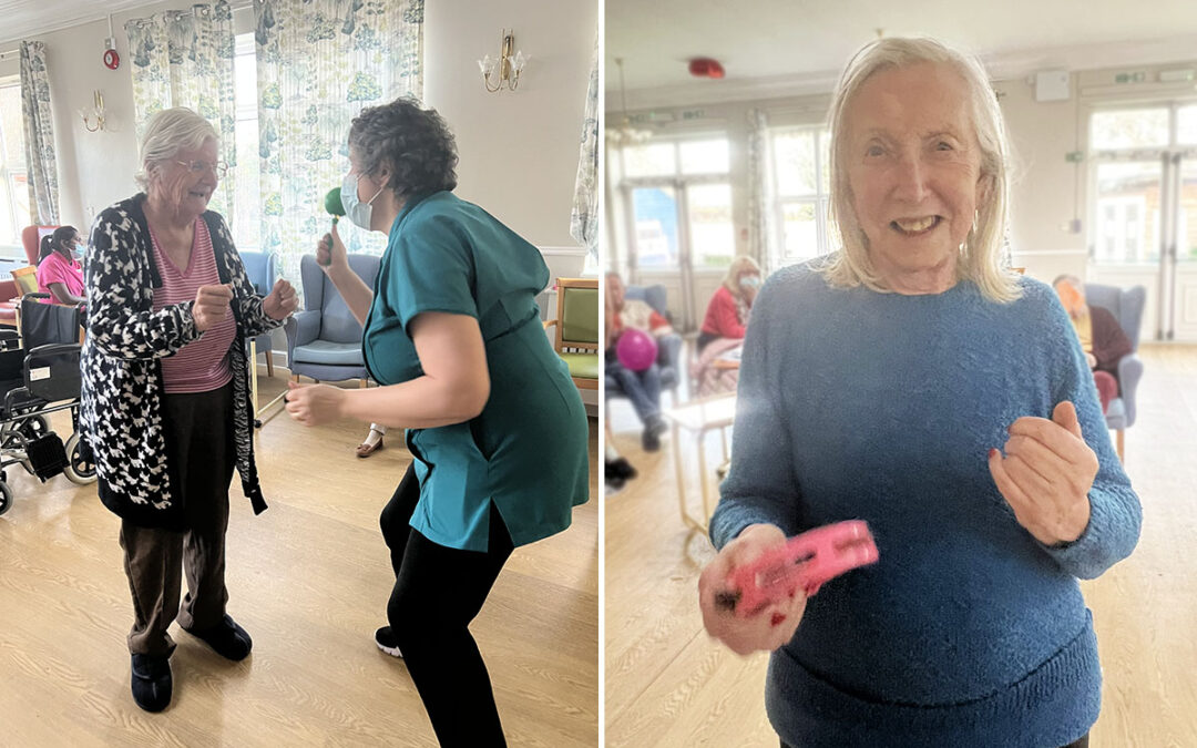 Music and dance at Lukestone Care Home