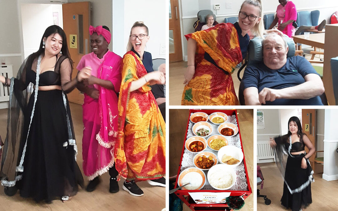 Lukestone Care Home residents and staff celebrate India Day