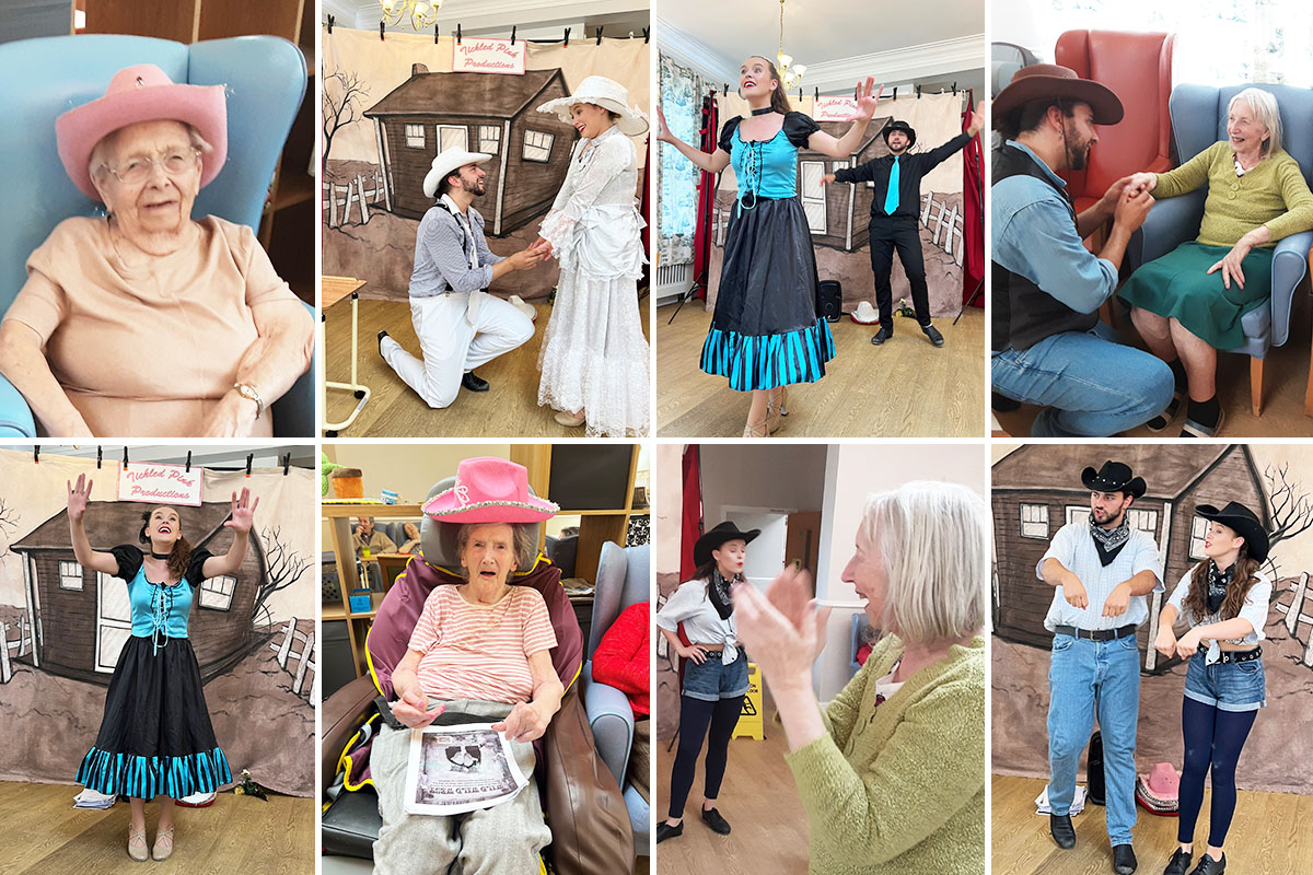 Tickled Pink Wild West show at Lukestone Care Home