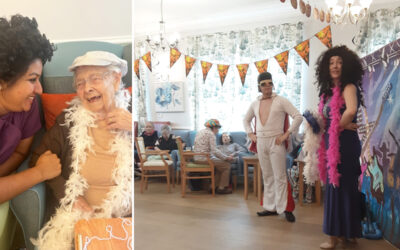 Showtime with Ticked Pink at Lukestone Care Home
