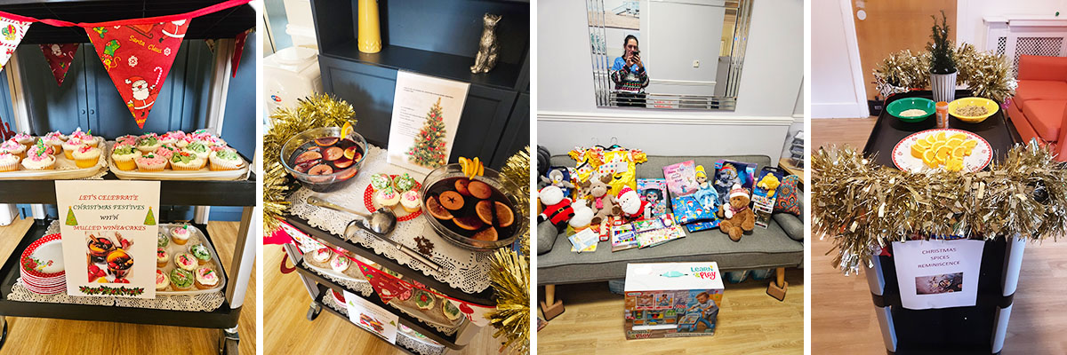 Festive treats and gifts donated to the Salvation Army at Lukestone Care Home 