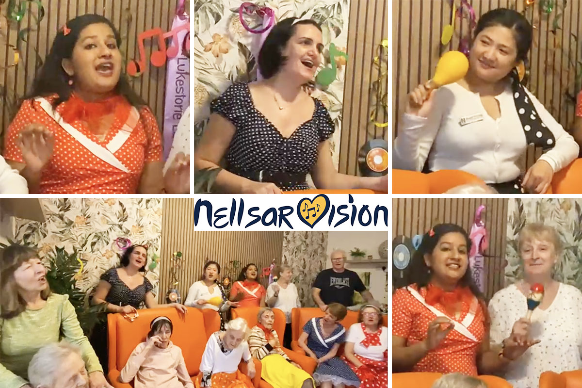 Lukestone Care Home wins second place in Nellsarvision Song Contest