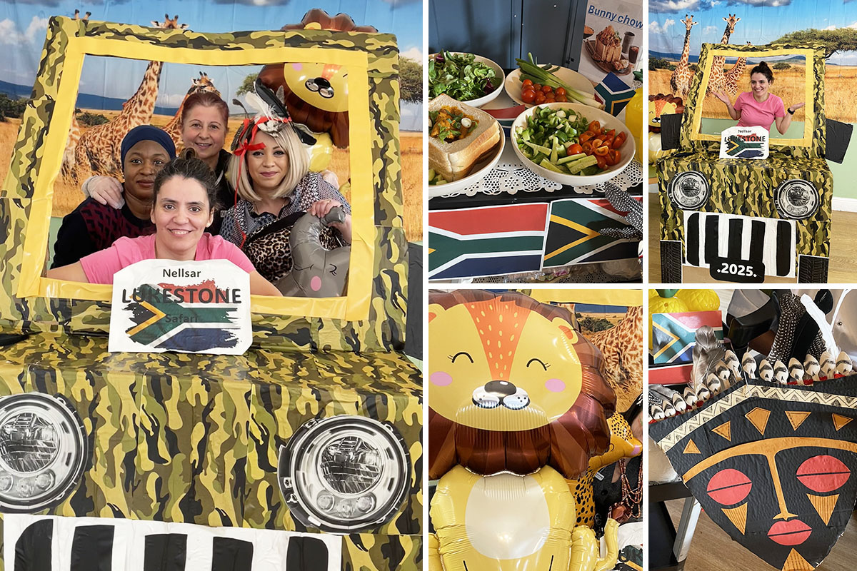 Nellsar cruise to South Africa at Lukestone Care Home