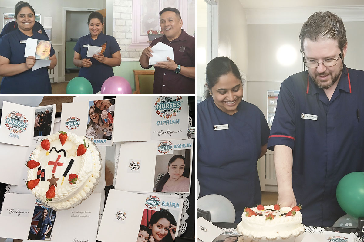 Celebrating Nurses at Lukestone Care Home