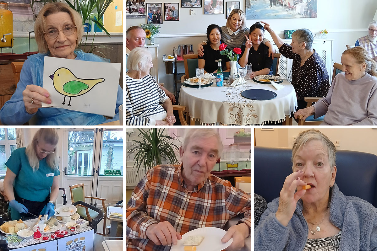 Creative moments and family time at Lukestone Care Home